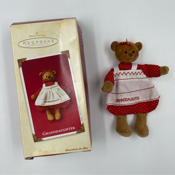 Hallmark Keepsake Ornament Granddaughter Set 2002 & 2003 - Picture 4 of 5